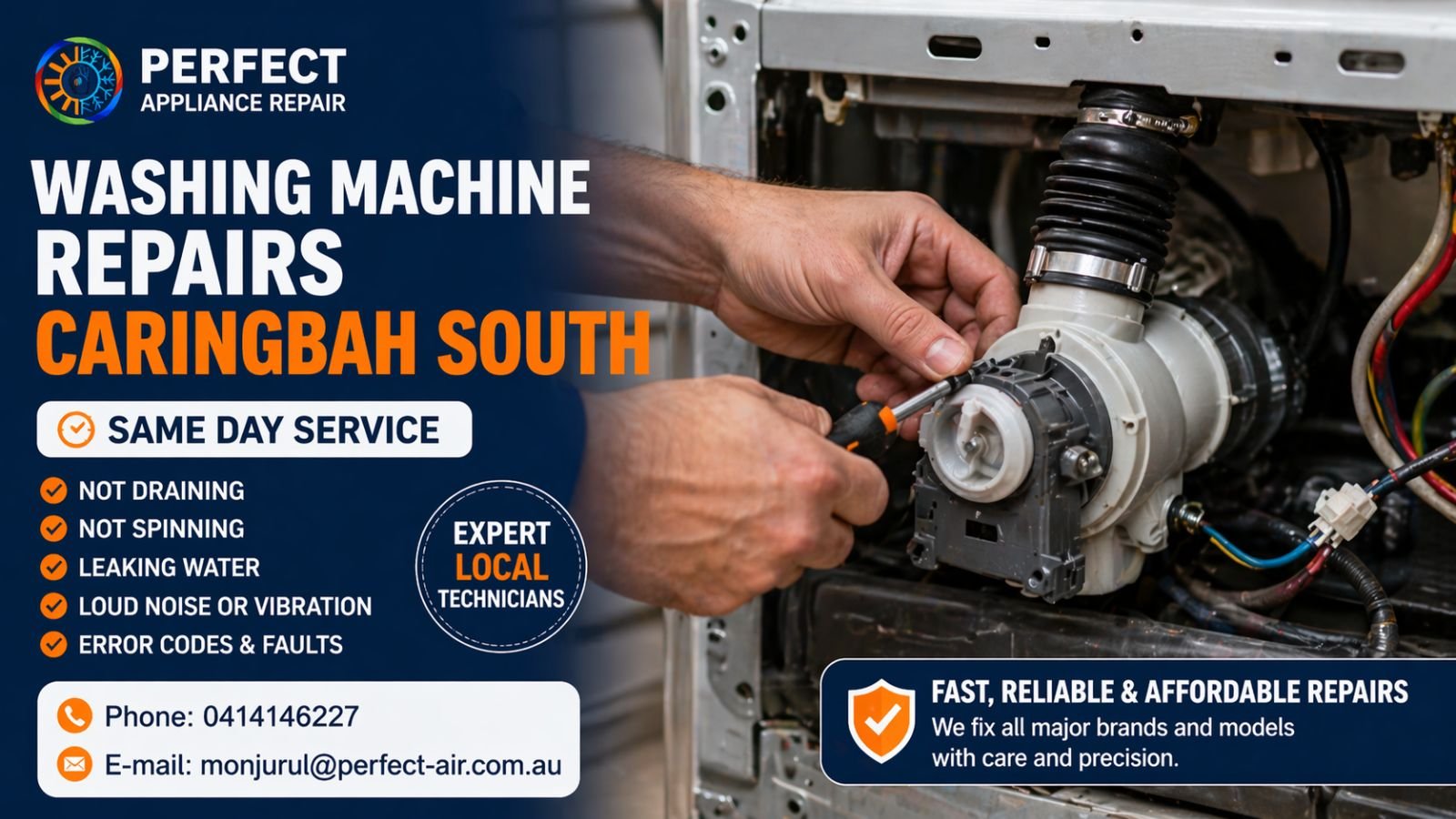 Same-Day Washing Machine Repairs Caringbah South