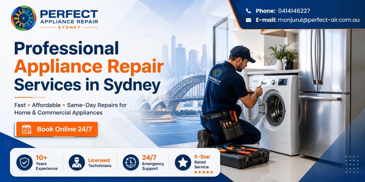 Professional appliance repair services in Sydney