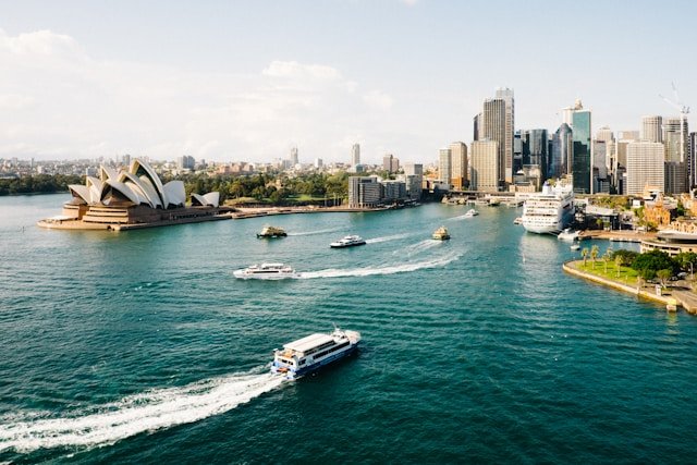 Sydney Australia skyline representing cooktop repair service area