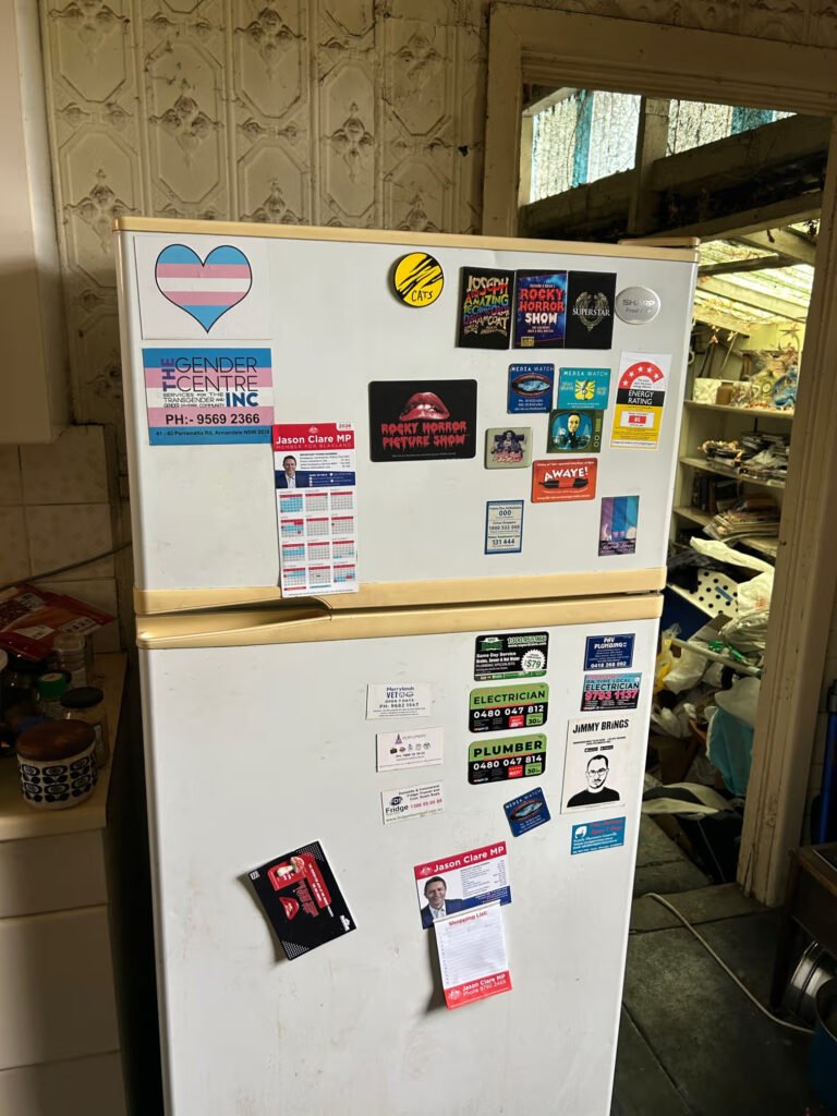 Upright refrigerator and freezer for appliance repair service in Sydney